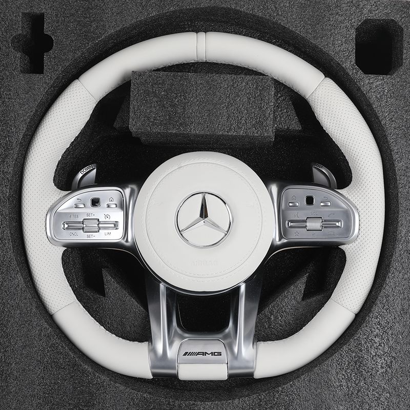 Volante Blanco para Mercedes GL X166 W205 W211 E63 AMG