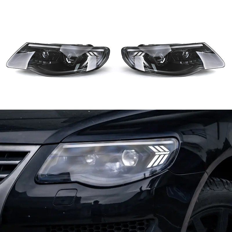 Faro delantero LED completo mejorado Facelift para VW Touareg 2007-2010